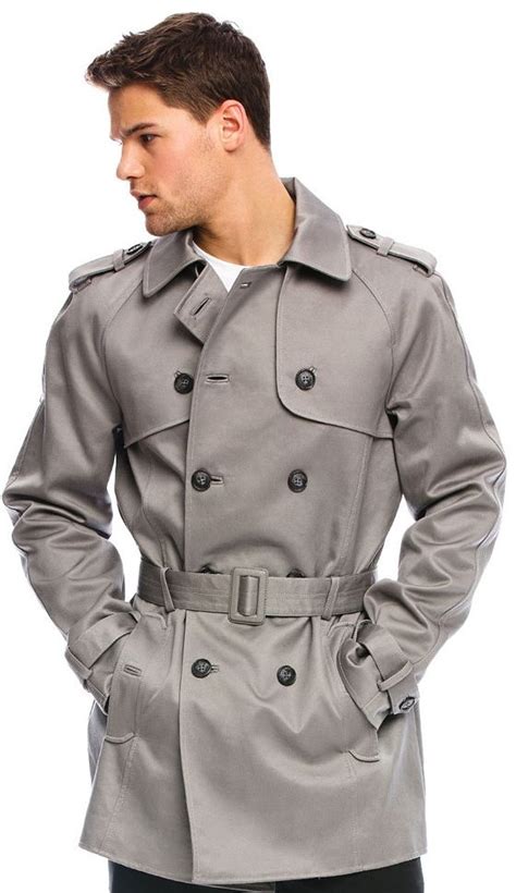 armani exchange trench coat